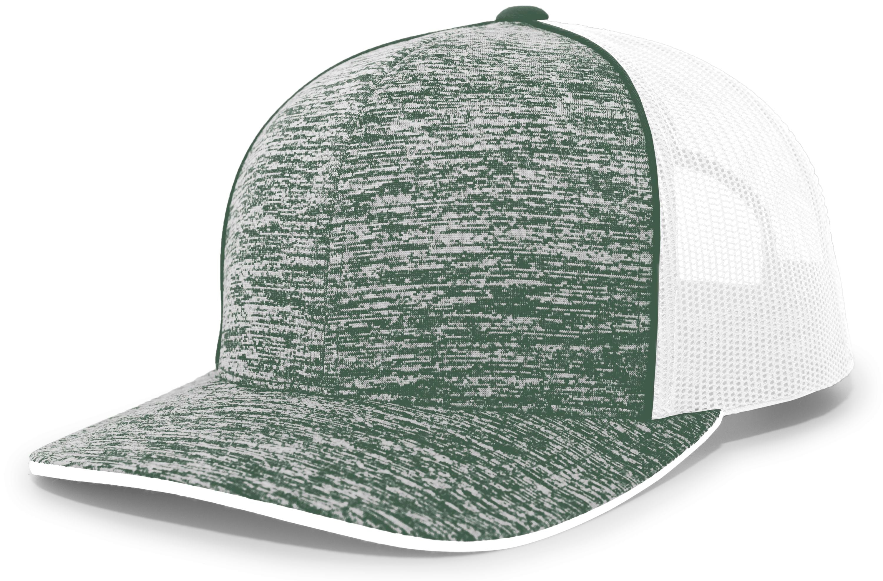 Aggressive Heather Trucker Snapback Cap