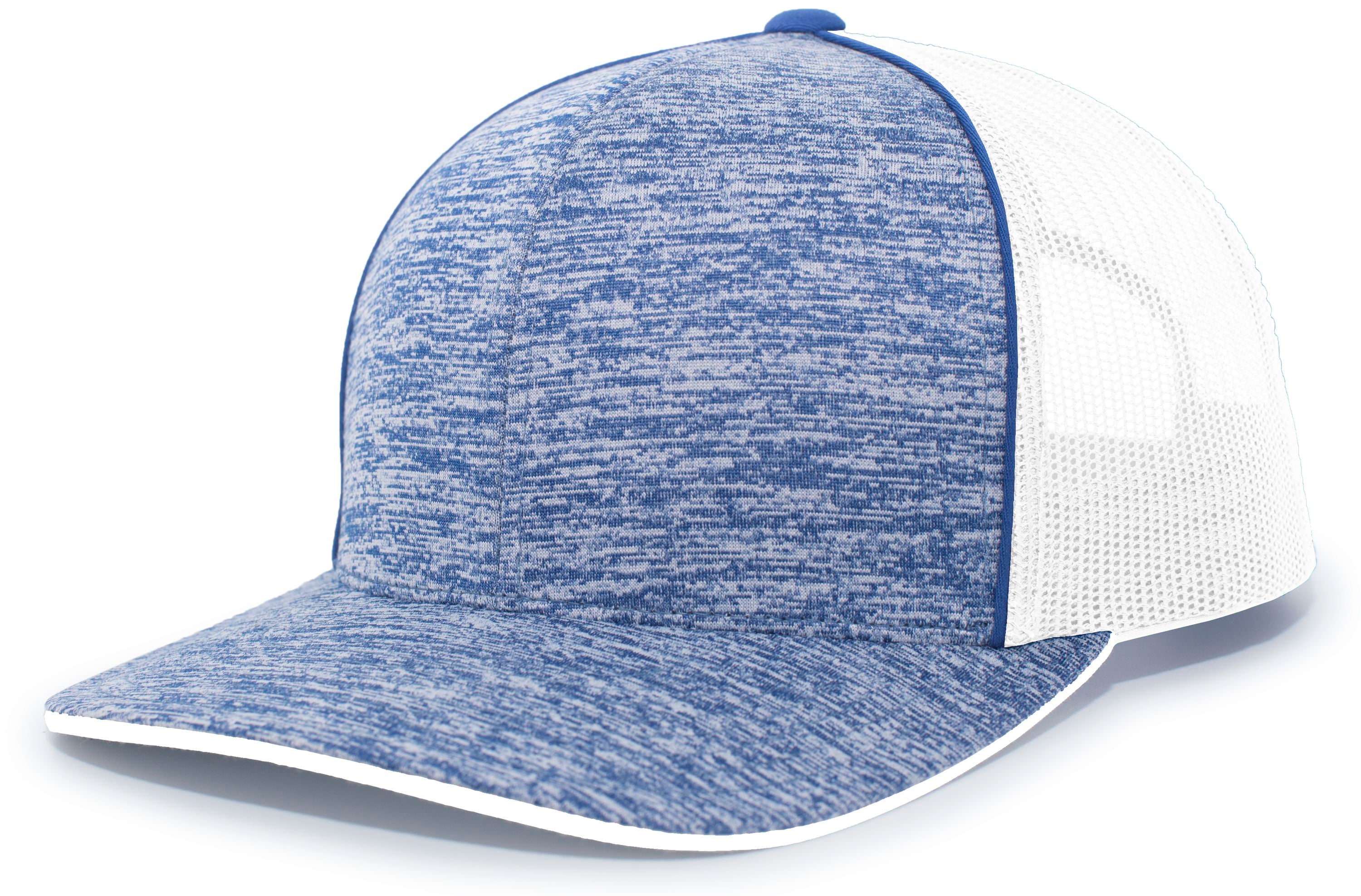 Aggressive Heather Trucker Snapback Cap