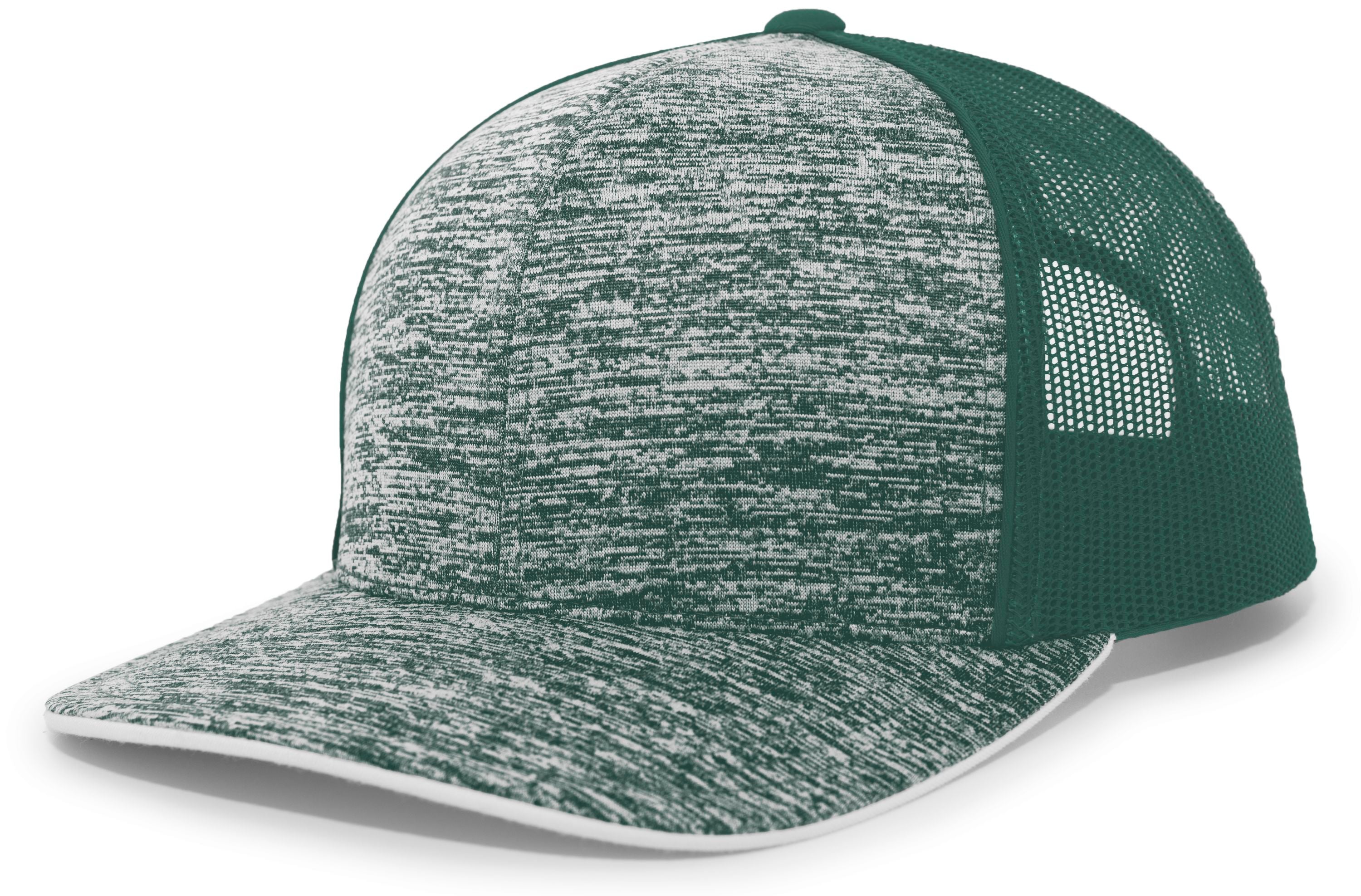 Aggressive Heather Trucker Snapback Cap