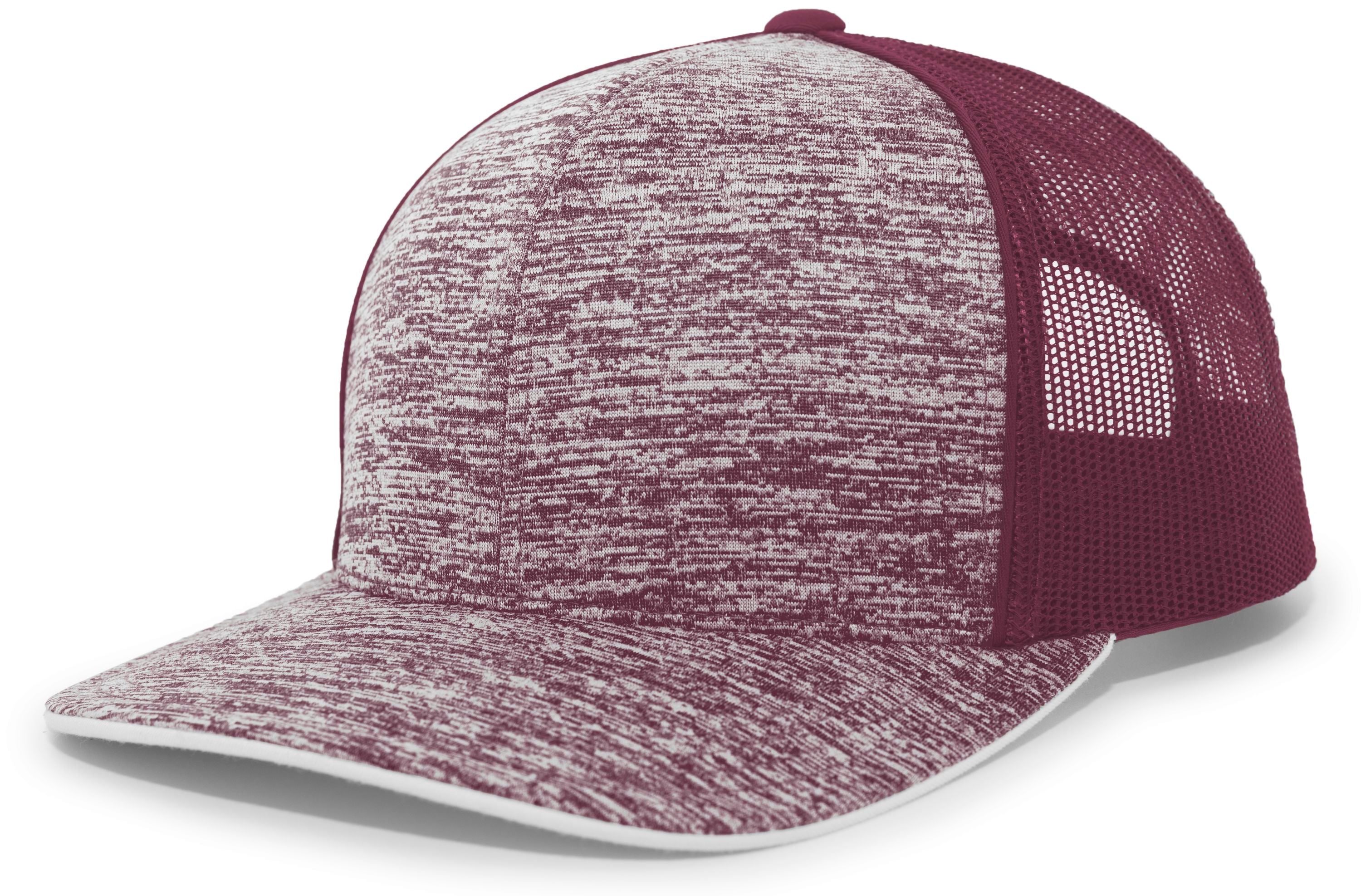 Aggressive Heather Trucker Snapback Cap