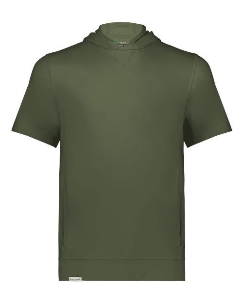 Youth Eco Revive™ Ventura Soft Knit Short Sleeve Hooded Sweatshirt