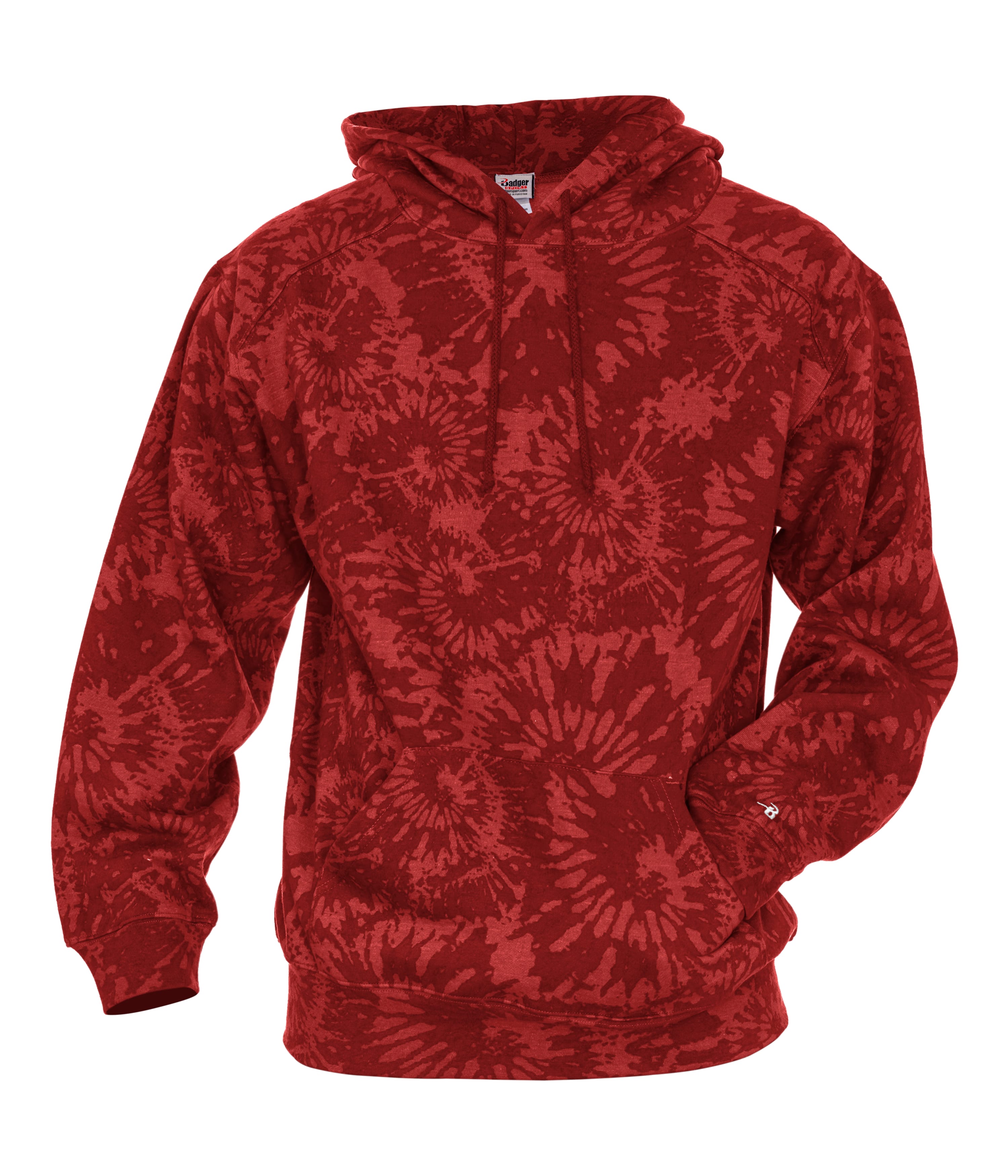 ATHLETIC FLEECE TIE-DYE HOODIE