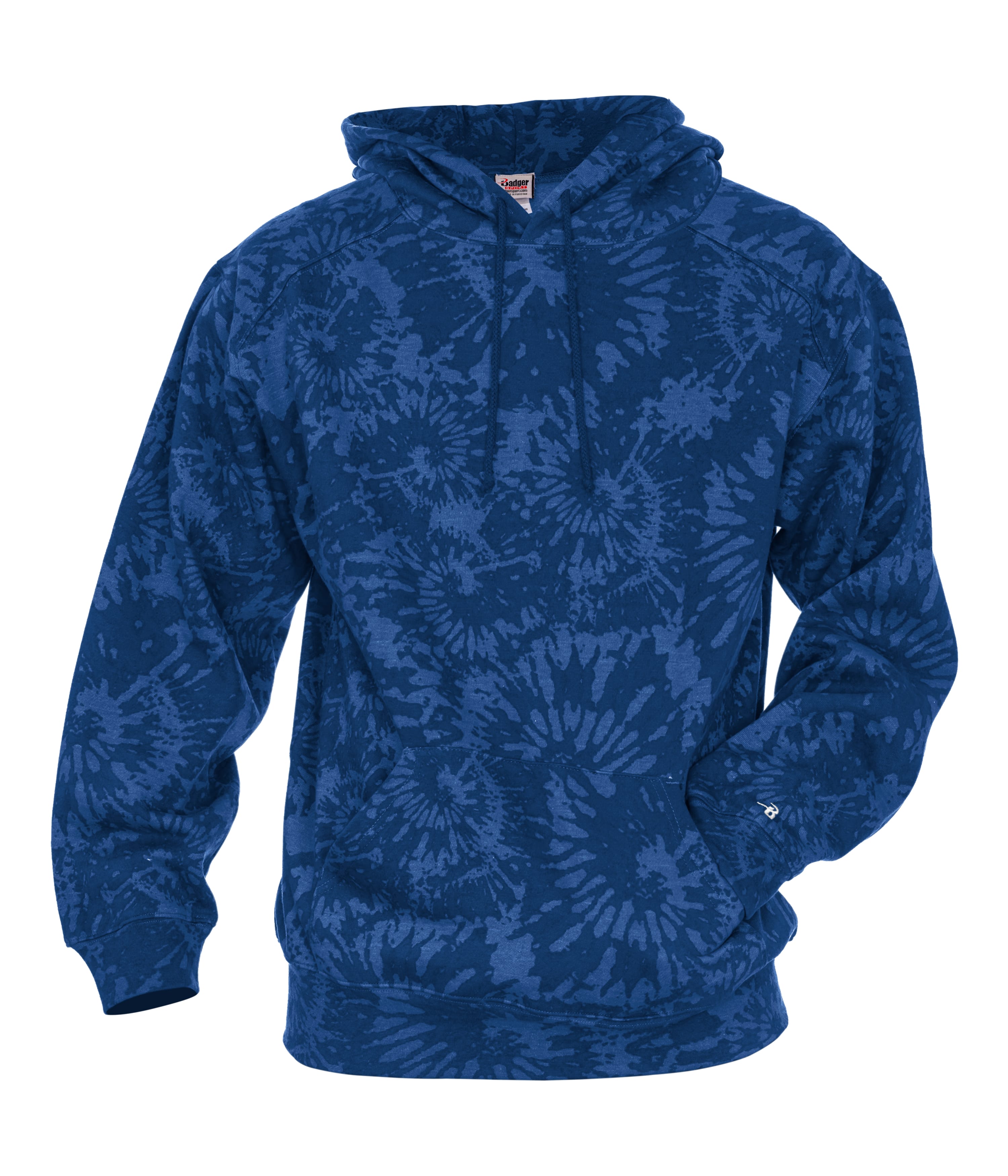 ATHLETIC FLEECE TIE-DYE HOODIE