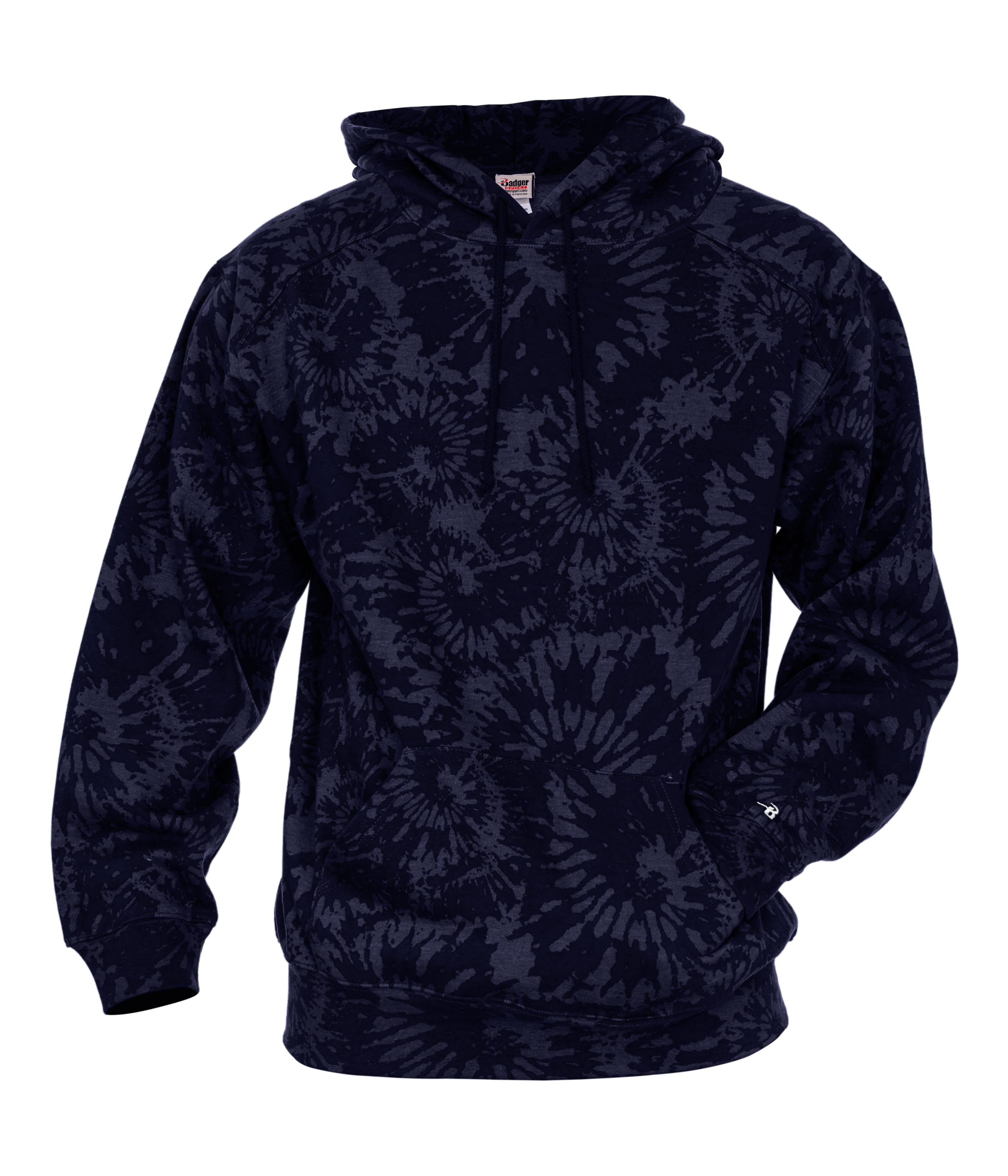 ATHLETIC FLEECE TIE-DYE HOODIE
