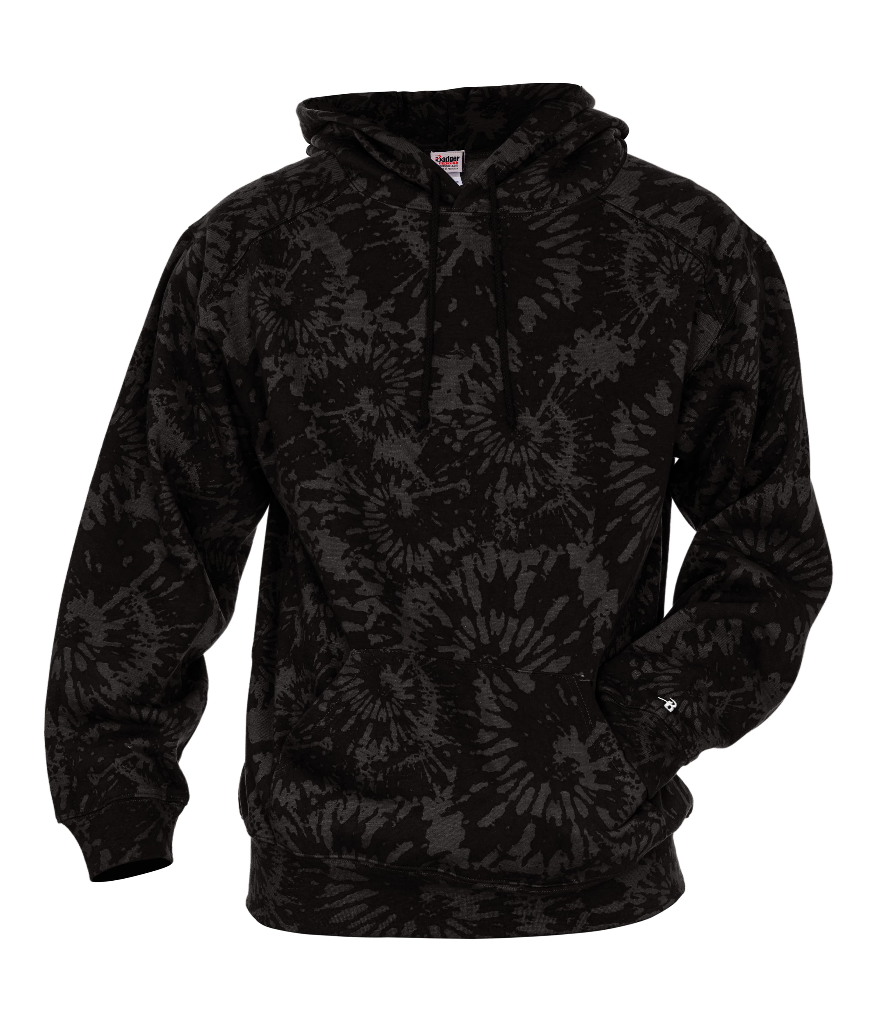 ATHLETIC FLEECE TIE-DYE HOODIE