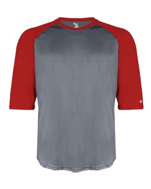 Youth B-Core Three-Quarter Sleeve Baseball T-Shirt