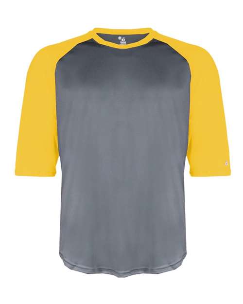 Youth B-Core Three-Quarter Sleeve Baseball T-Shirt