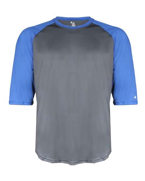 Youth B-Core Three-Quarter Sleeve Baseball T-Shirt