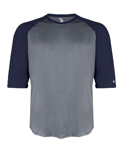 Youth B-Core Three-Quarter Sleeve Baseball T-Shirt