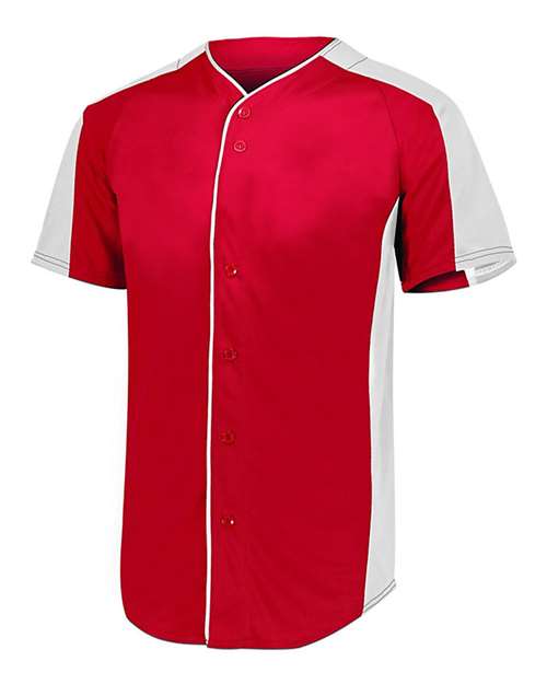 Men's Full Button Baseball Jersey