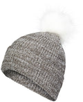 Faux Fur Pom Beanie