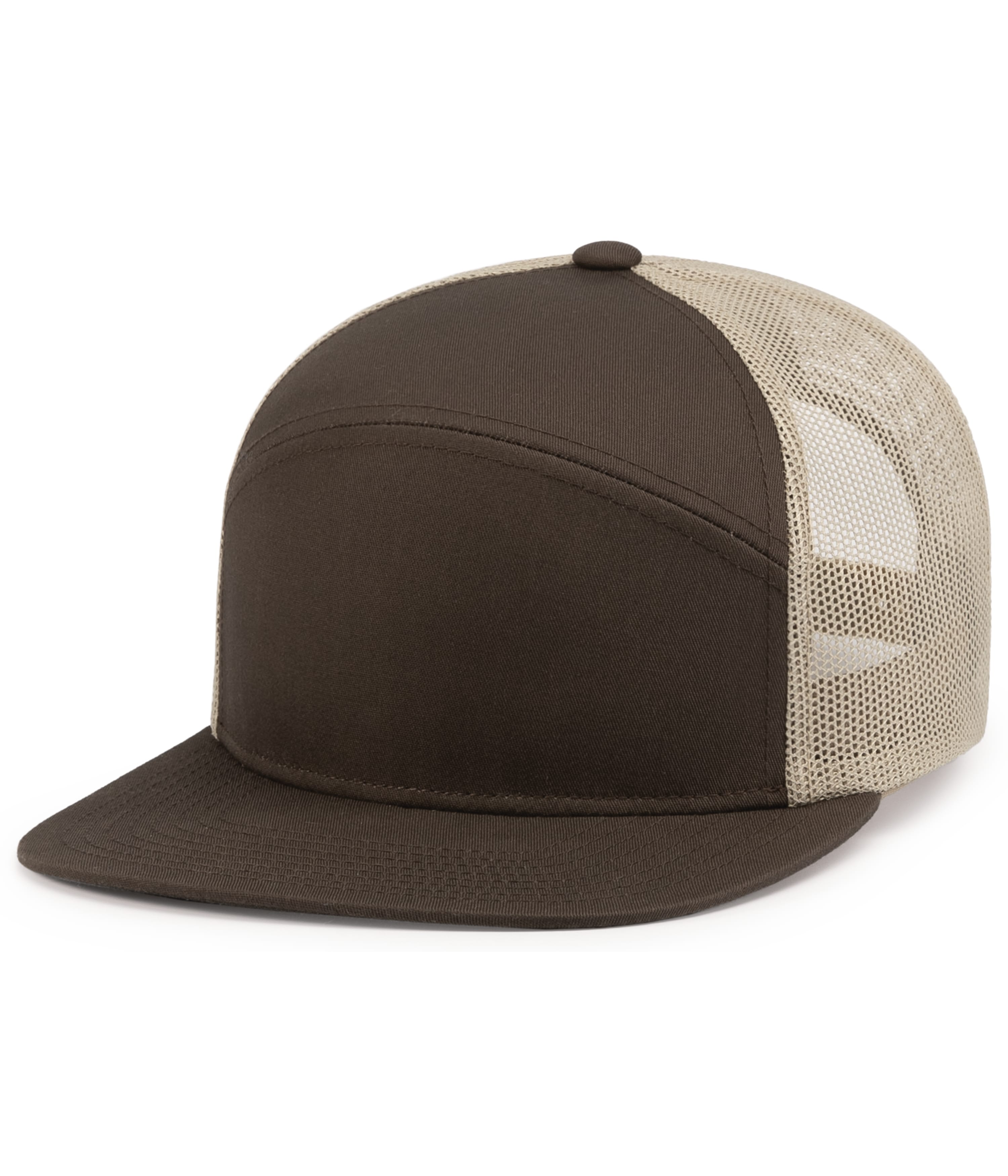 6-Panel Arch Trucker Snapback Cap